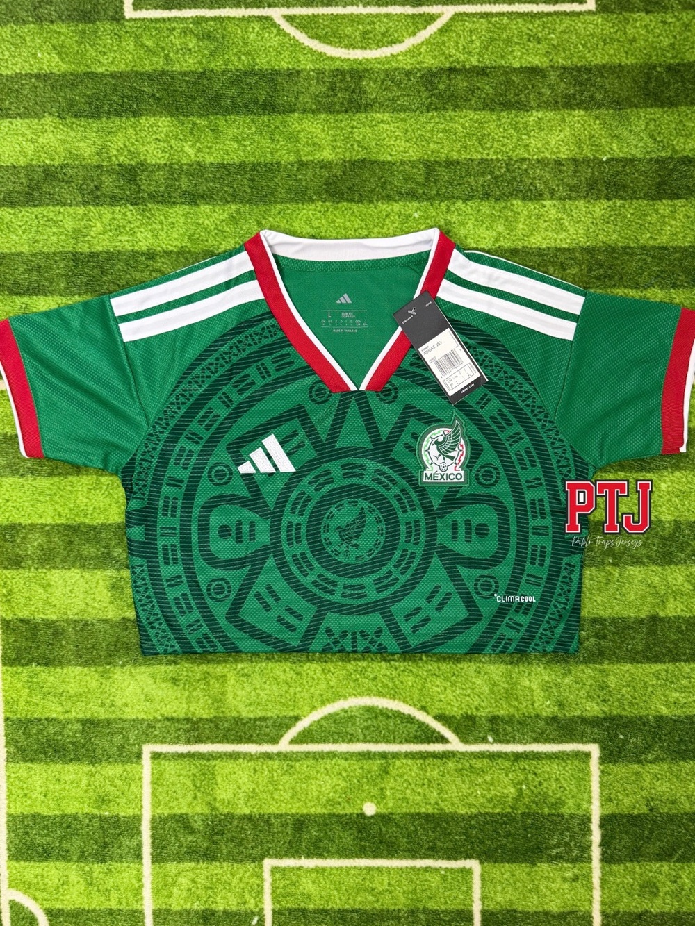 Mexico Green Crop Top Jersey